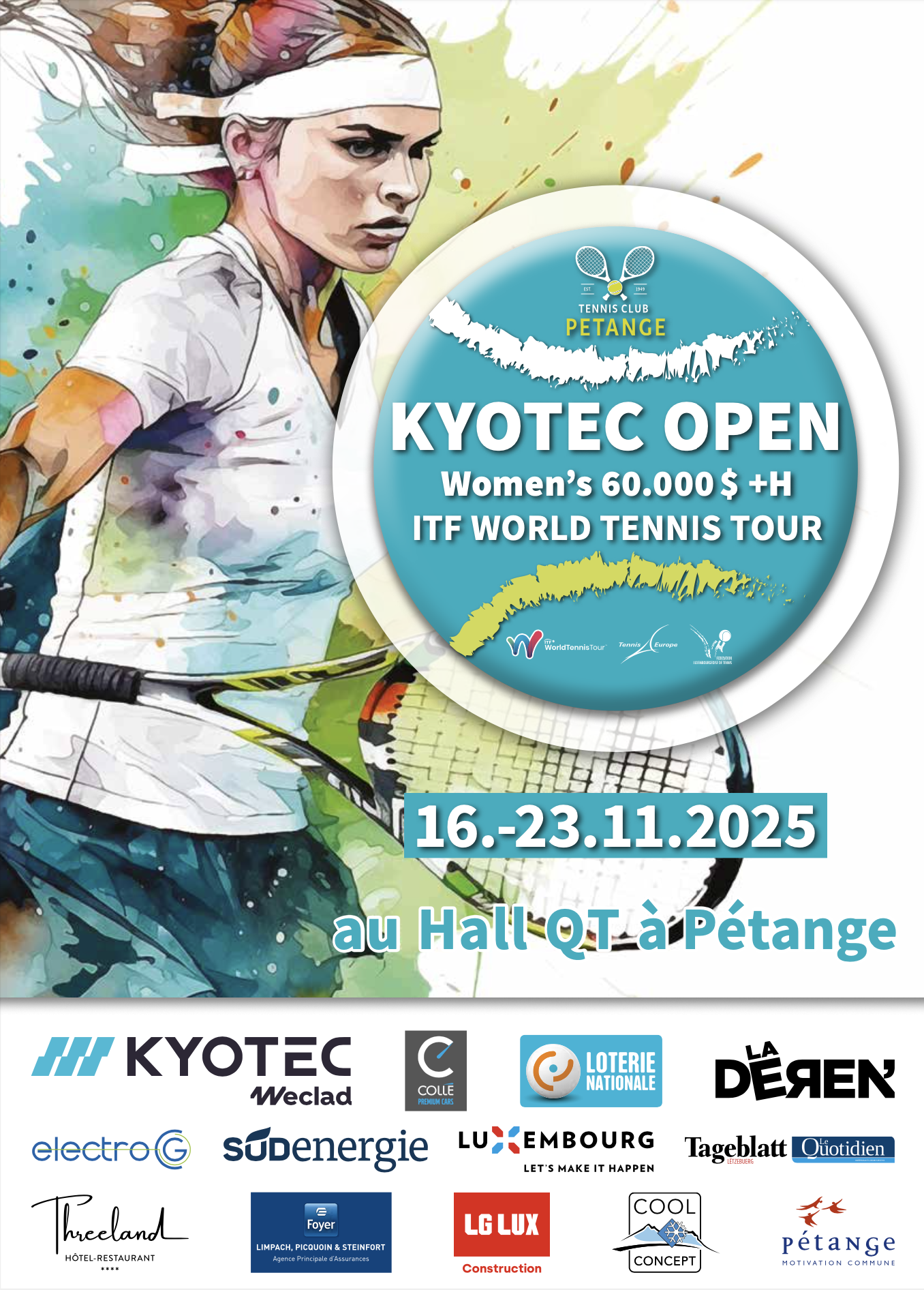 KYOTEC OPEN 2025 Official Magazine Cover